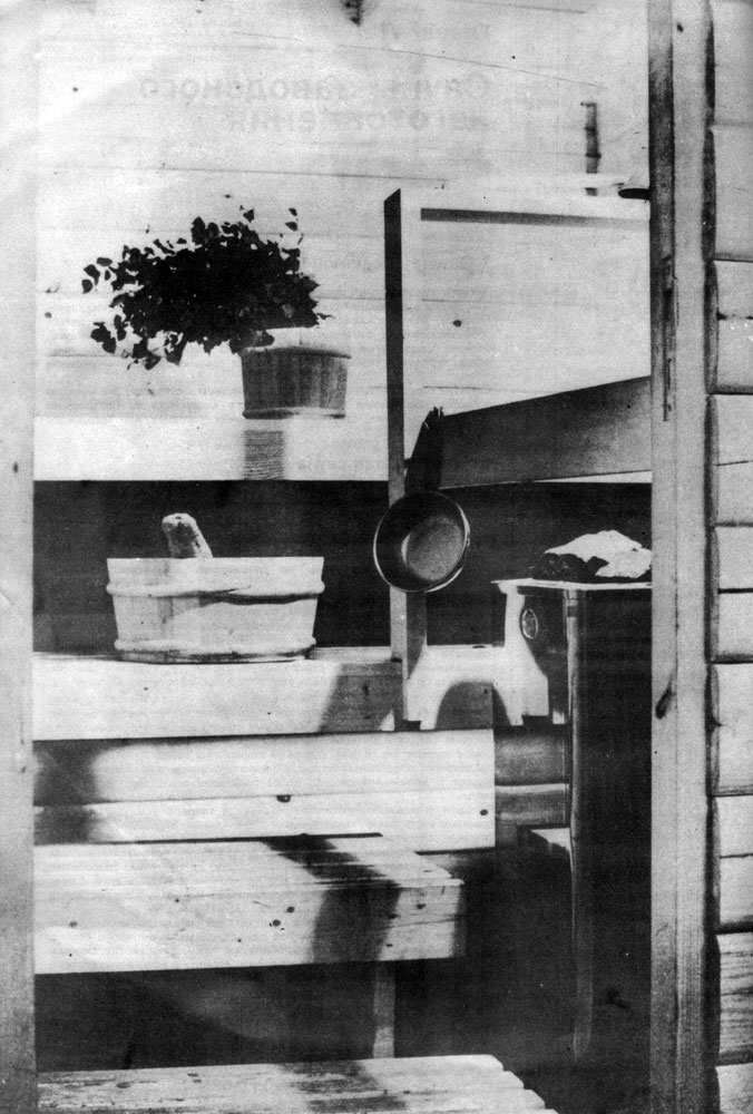 Рис. 167. Бревенчатая встроенная сауна 'Ронтасалми' - пример удачно спроектированной и хорошо построенной готовой сауны